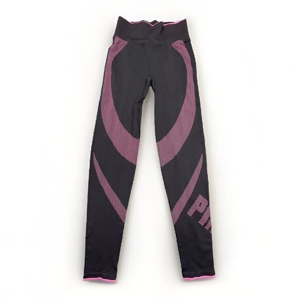 Victoria's Secret Pants - Victoria’s Secret PINK Active Leggings Pink & Black Women’s Size Small